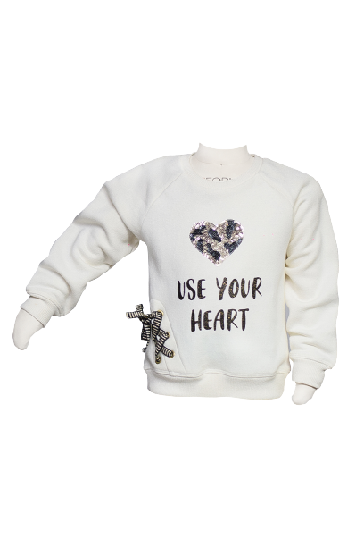 Nobleswear - GIRL'S HEART SWEATER